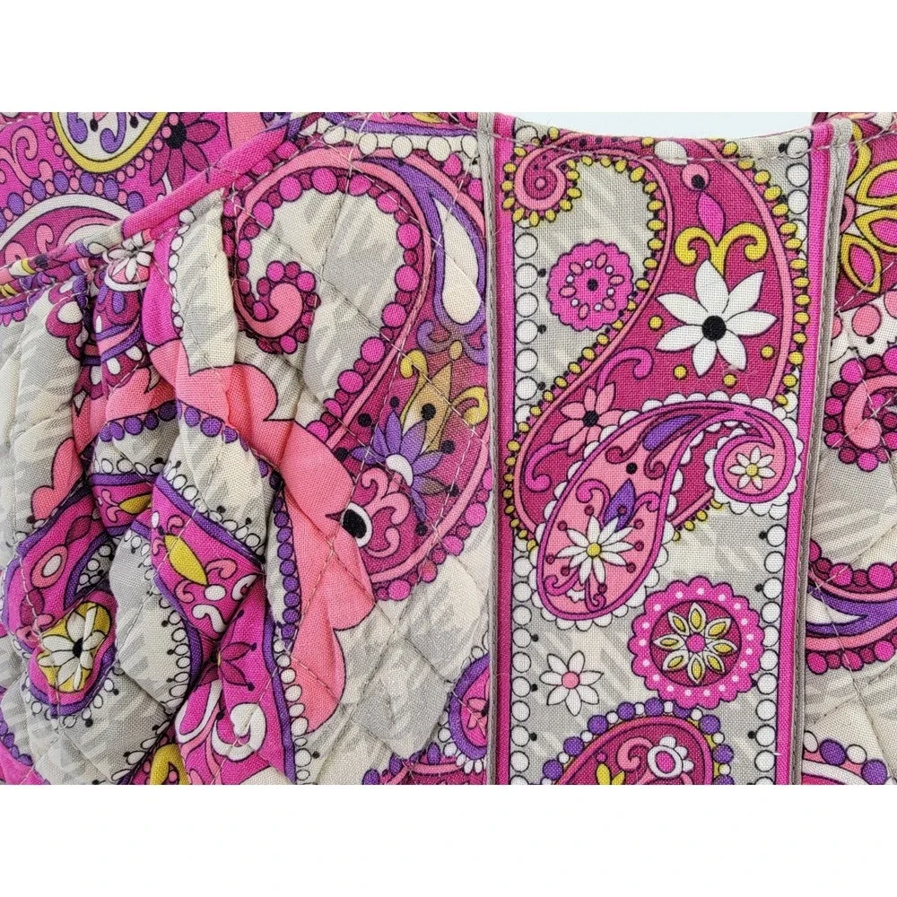 Vera‎ Bradley Abby In Paisley Meets Plaid Tote Bag Handbag Purse NWT READ